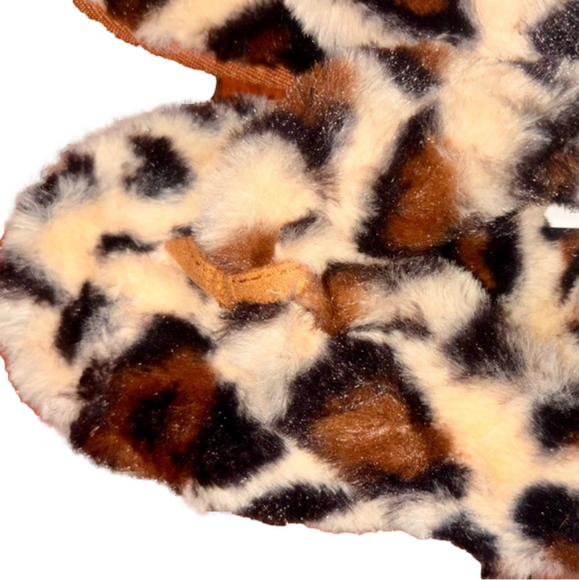 MUK LUKS Women's Maren Thong Slipper-Neutral Leopard NWOT - Picture 5 of 5